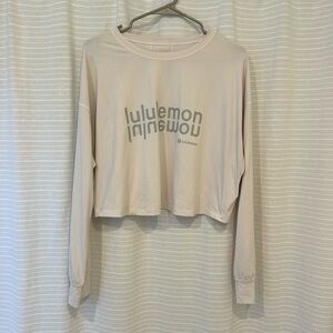 Lululemon cropped long sleeve